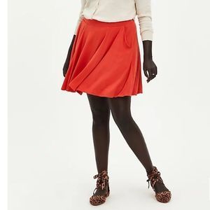 TORRID SKATER SKIRT - SUPER SOFT ORANGE